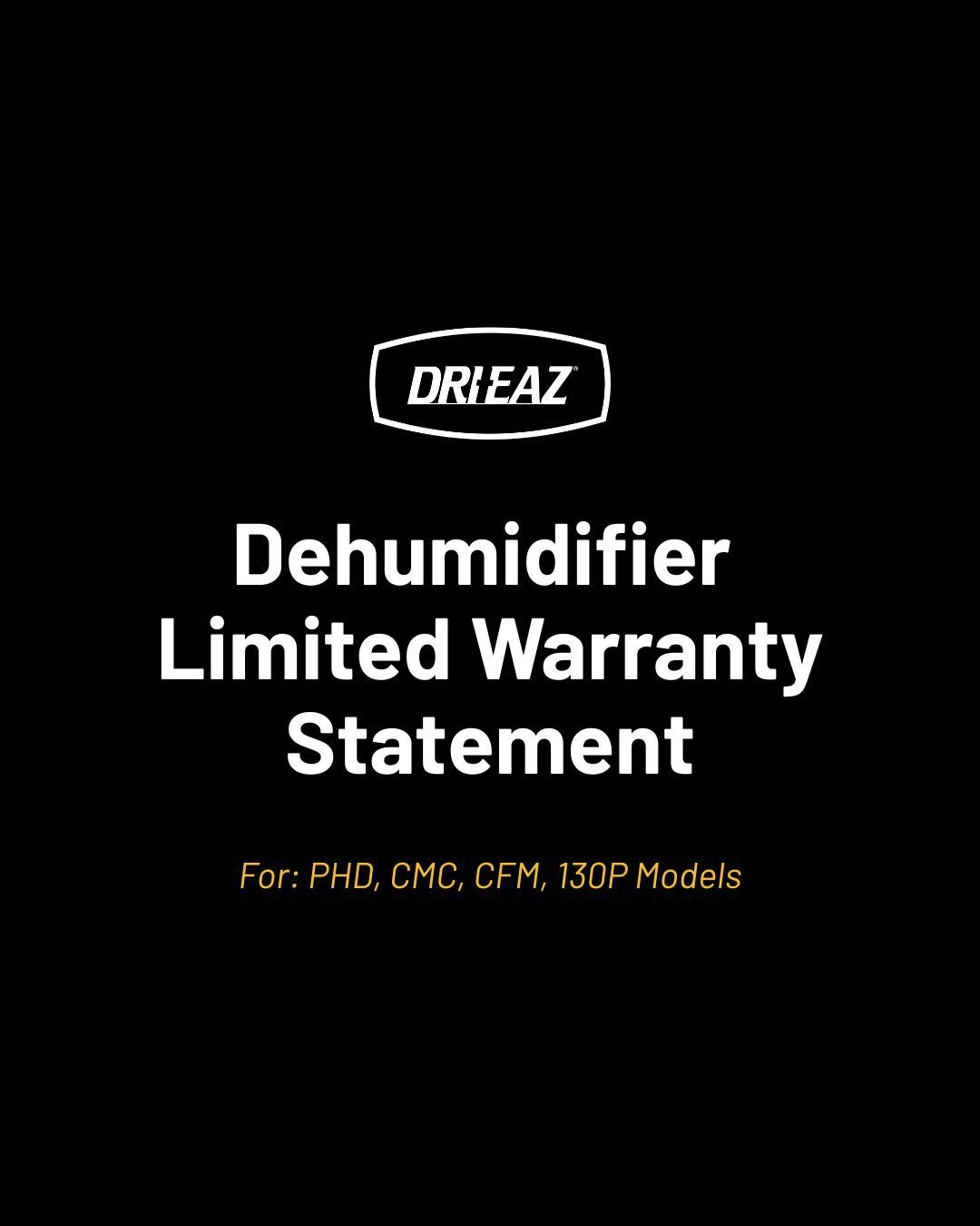 Limited Warranty Statement